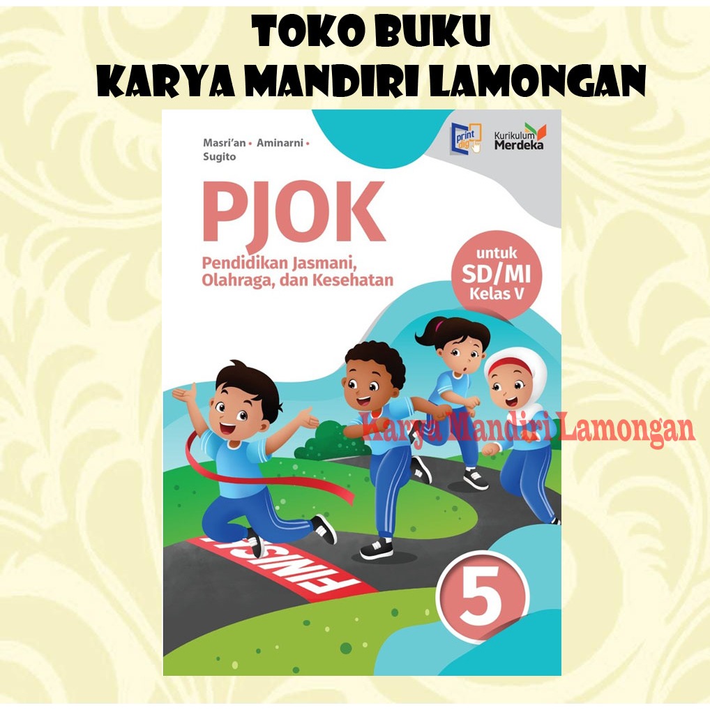 Buku Paket Siswa PJOK SD / MI Kelas 1 ORIGINAL 100%