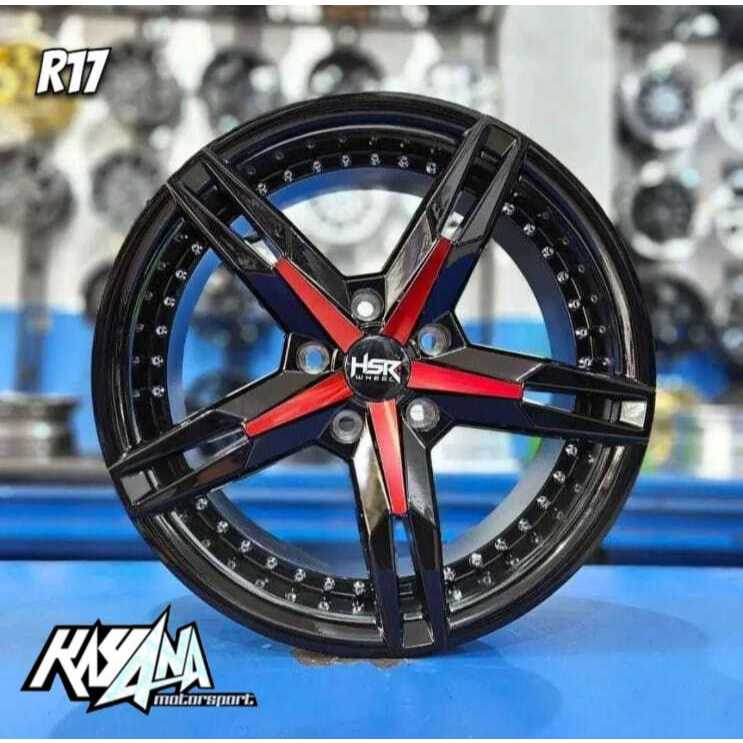 Velg Mobil Ring 17 Hsr Keunikai Pcd 5x114,3 Lebar 75 Velg Ertiga Hrv Crv Ring 17