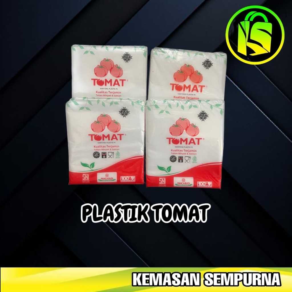 Plastik PE bening TOMAT plastik tebal tomat plastik es batu dll
