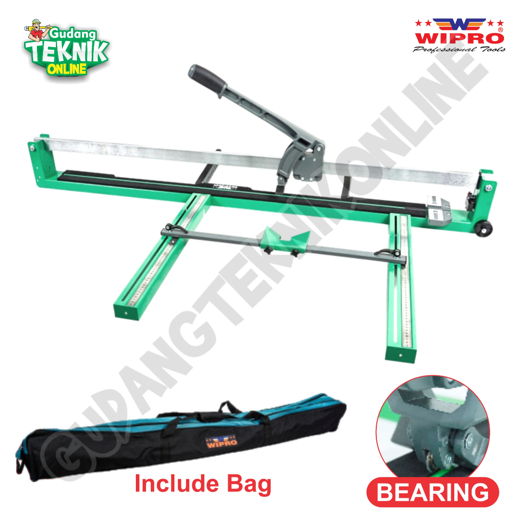 (WIPRO APKD-1200) Alat Potong Keramik Granit WIPRO 48" 1200mm Manual Granite Tile Cutter 120cm 120 W