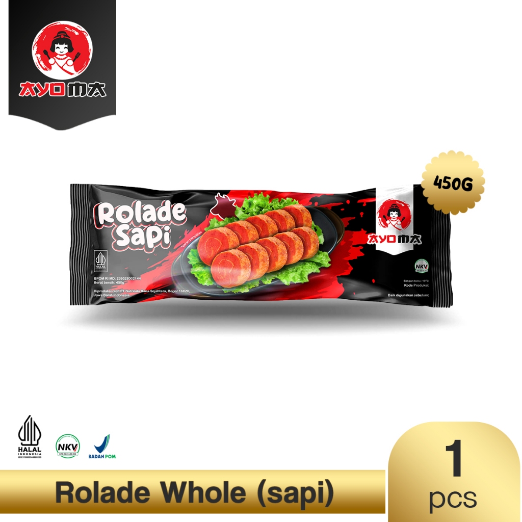 

Ayoma Rolade Sapi Whole 450 gr