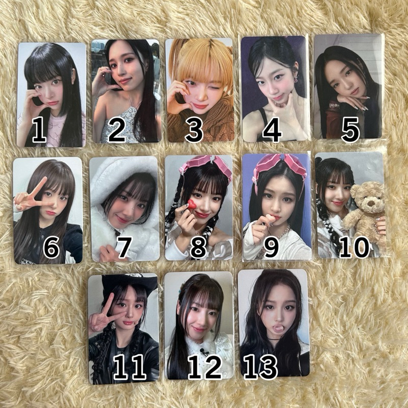 [Ready Stock] - Nmixx Sullyoon Jiwoo Makestar Starriver Namil Withmuu Lesserafim Eunchae Kazuha Twic