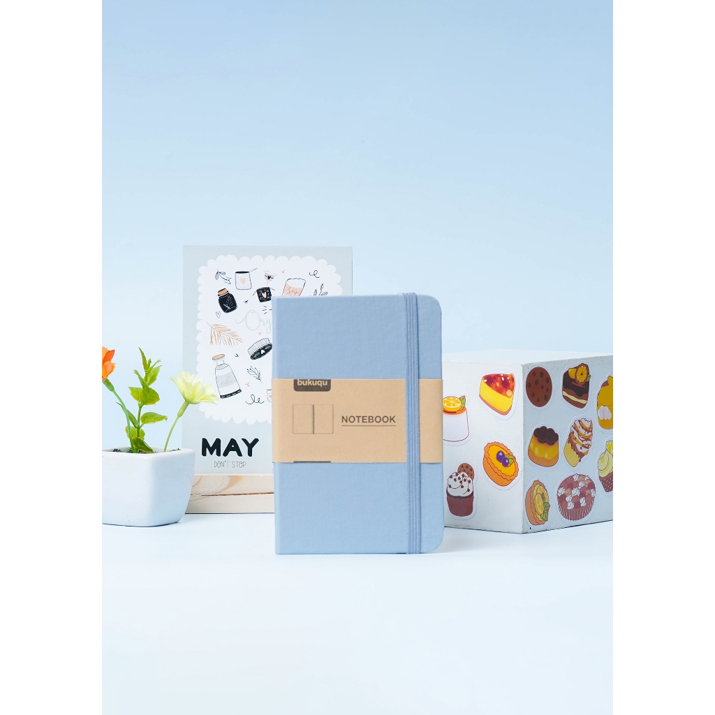 

bukuqu Classic Notebook Uk A6 Sky Blue, Plain