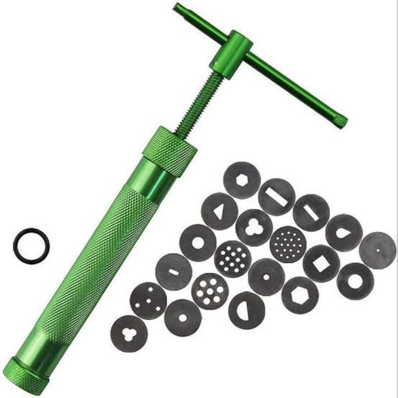 CLAY GUN EXTRUDER SET / FONDANT CLAY