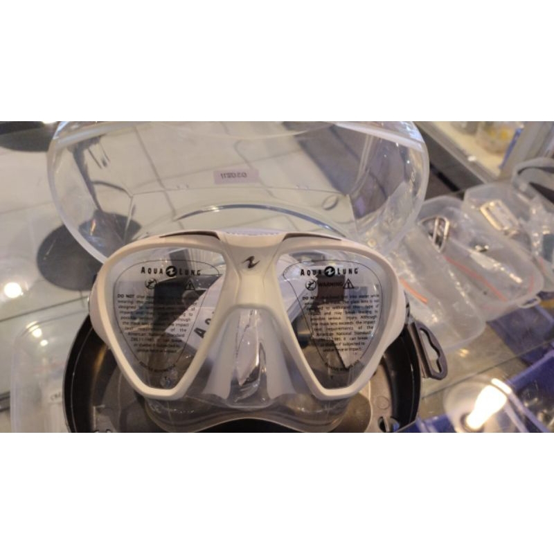 Scuba Diving Mask Original Aqualung Technisub Impression Kacamata Masker Selam Double Lens Dive Mask
