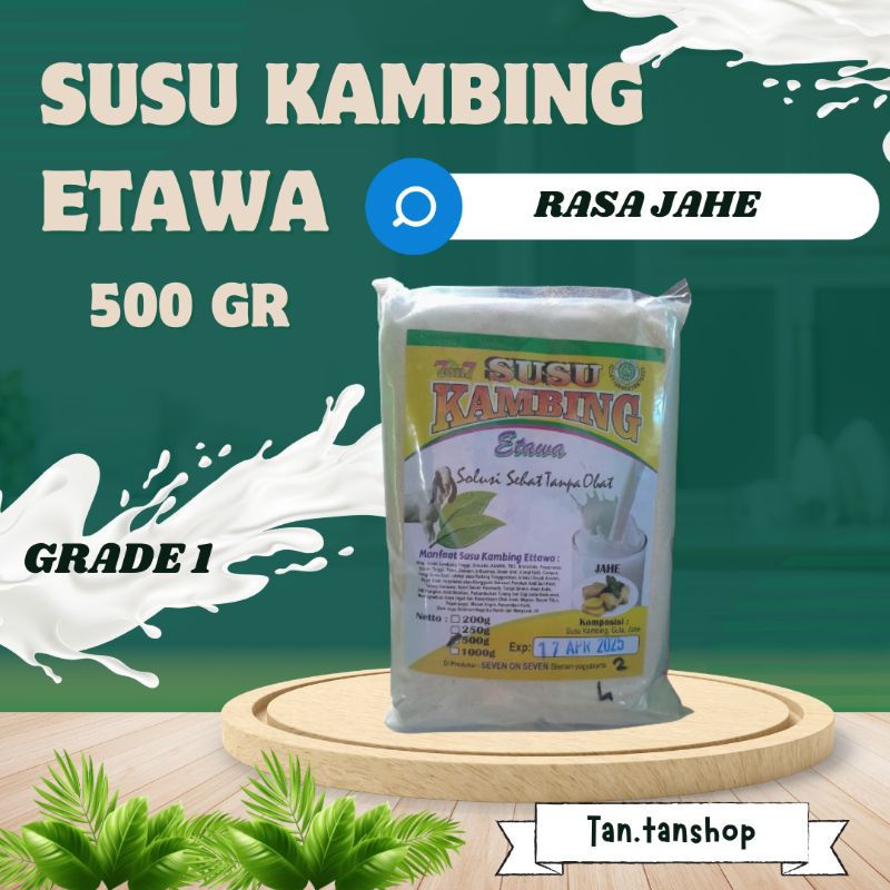 

SUSU KAMBING ETAWA RASA JAHE 500 GR