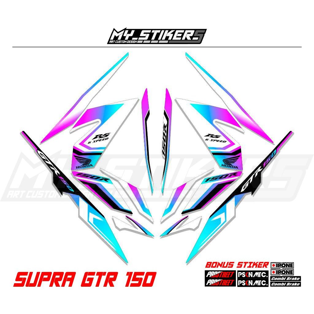 Striping SUPRA GTR 150 MALAYSIA/HONDA WINNER150 MALAYSIA-VIATNAM-THAILAD/HONDA GTR 150