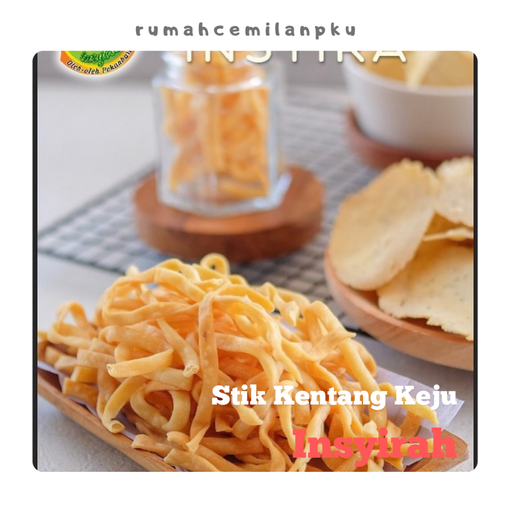 

Stik Kentang Keju Insyirah Kemasan 500 Gr
