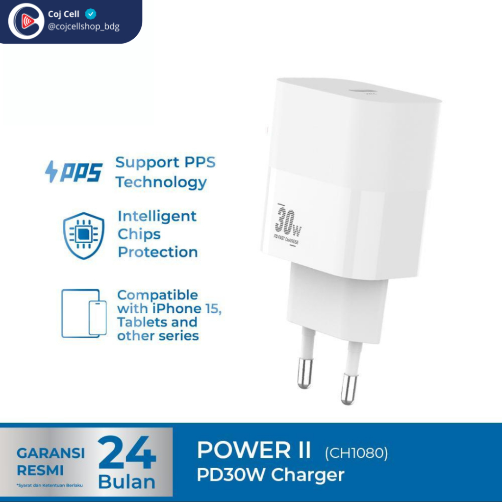 Adaptor RAPAtech Power II Fast Charger 30 Watt CH1080
