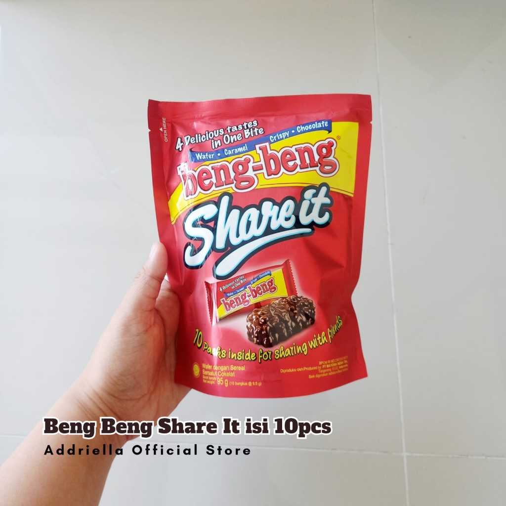 

ADDRIELLA Beng Beng Share It isi 10pcs/95gr | Beng-Beng/Snack/Snack Murah