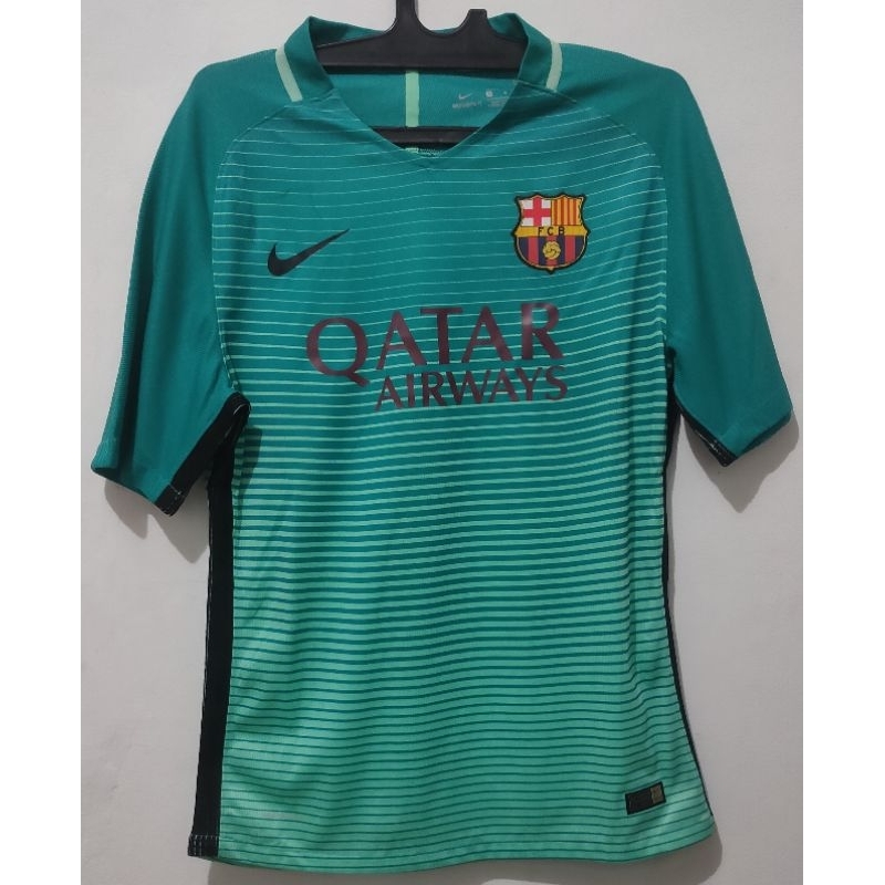 Jersey Barcelona Away 2016/2017 Retro Vintage Player Issue Langka