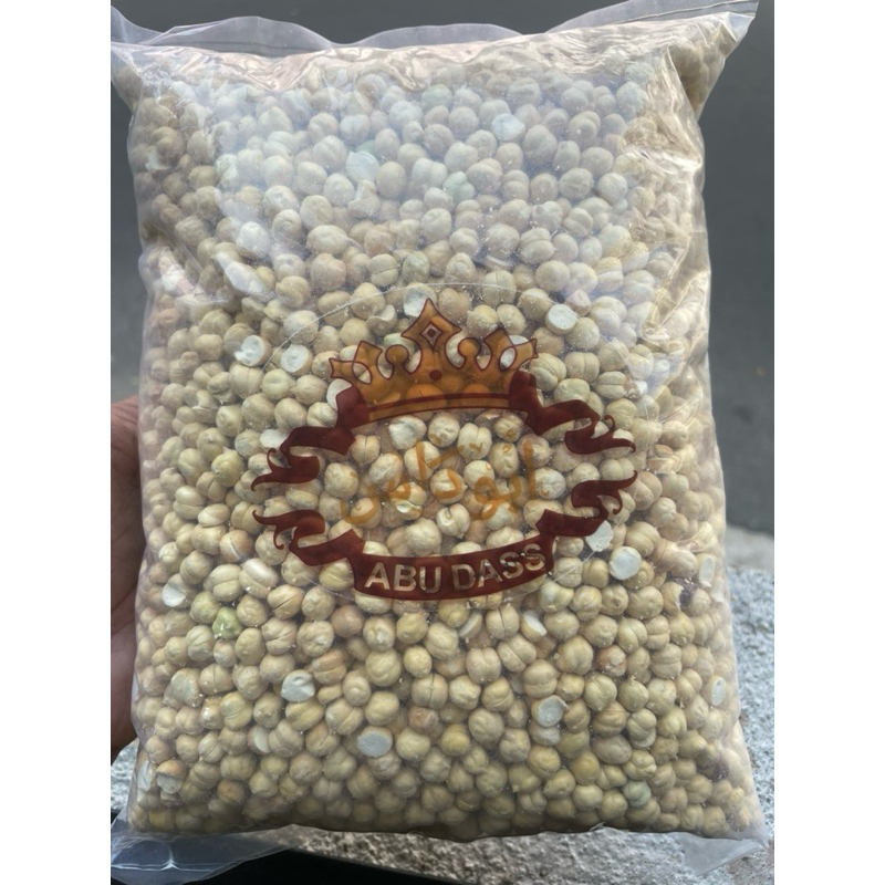 

Kacang Arab Chickpeas 1kg abudass Roasted (Matang) enak garing kacang india