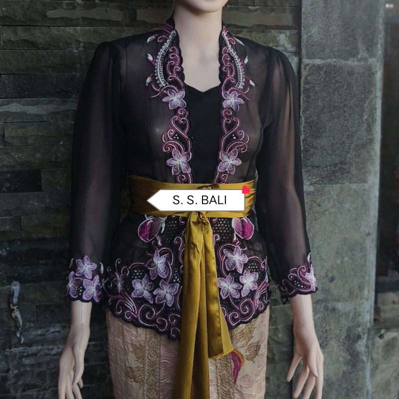 kebaya bordir tangan panjang
