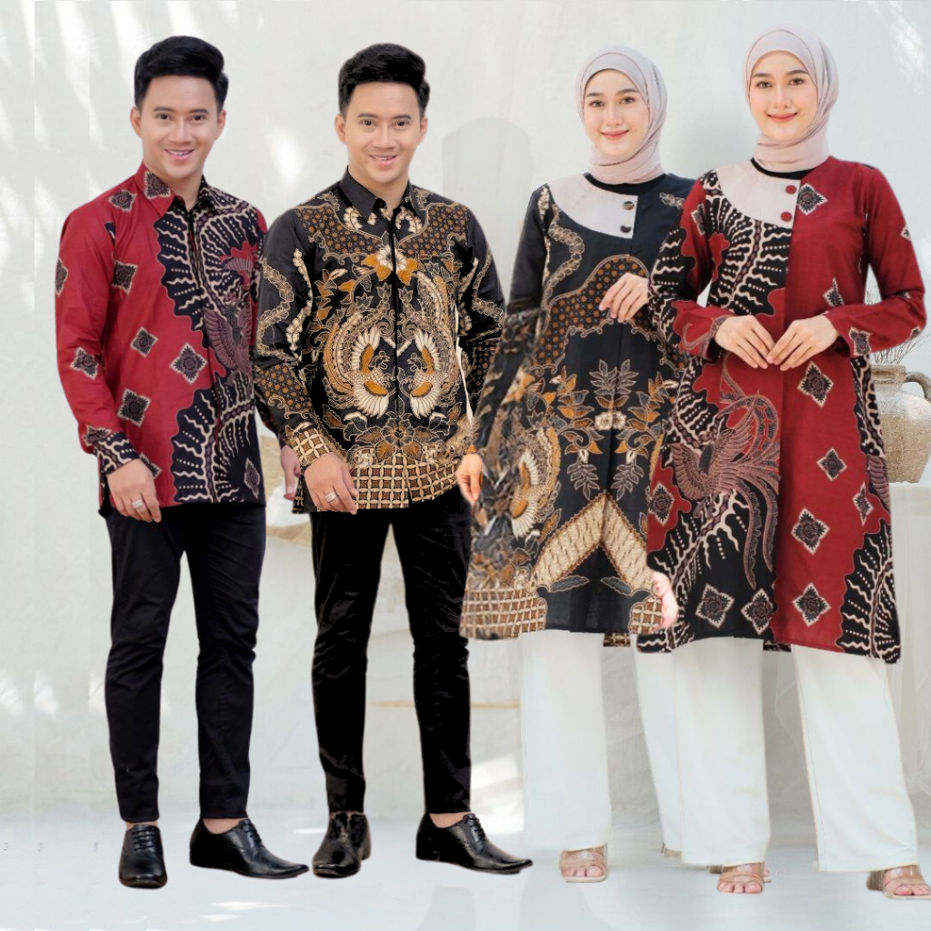 TUNIK COUPLE BATIK BATIK COUPLE JUMBO SIZE M-LD 130