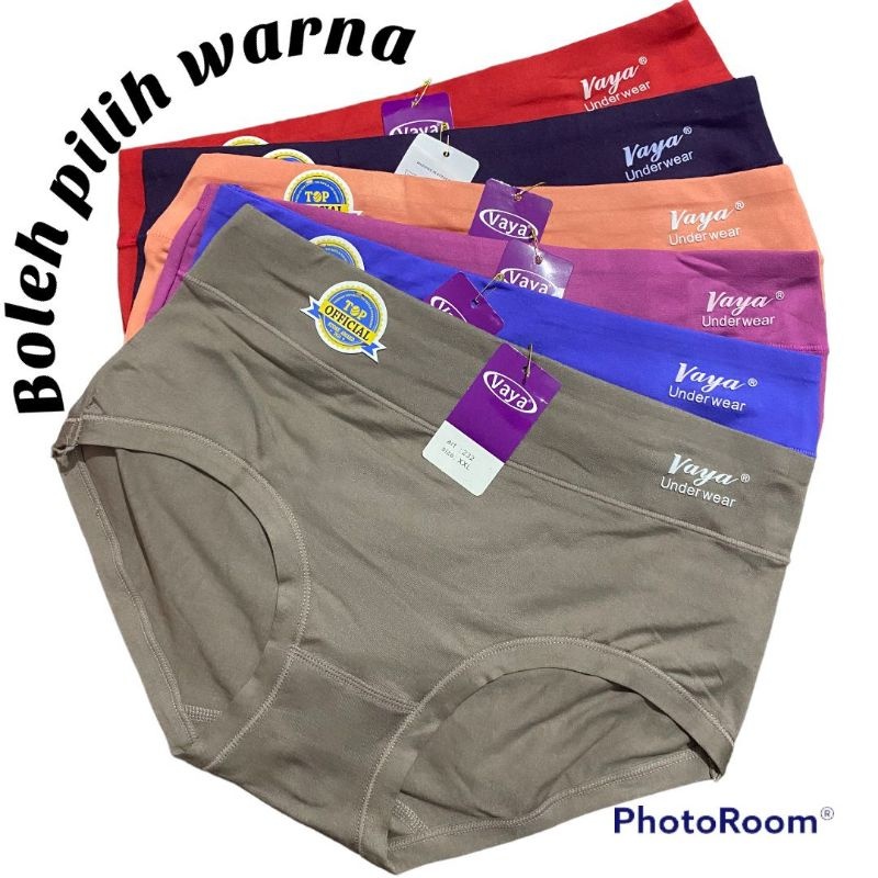 GROSIR  6 pcs Grosir celana dalam wanita/CD Wanita Vaya Premium Quality
