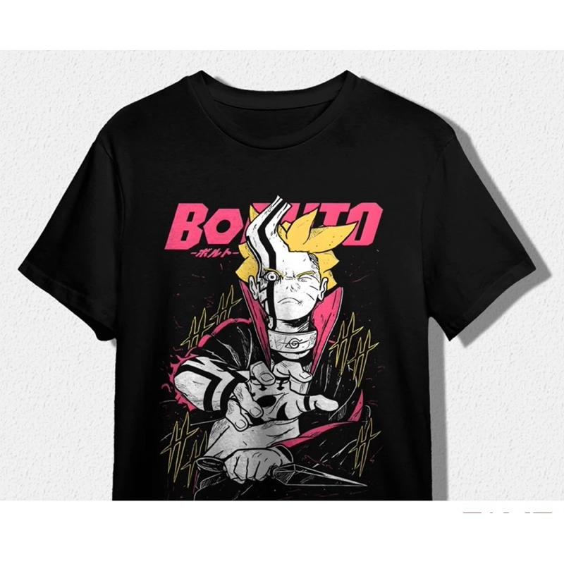 Tshirt/kaos boruto anime boruto two blue fortek
