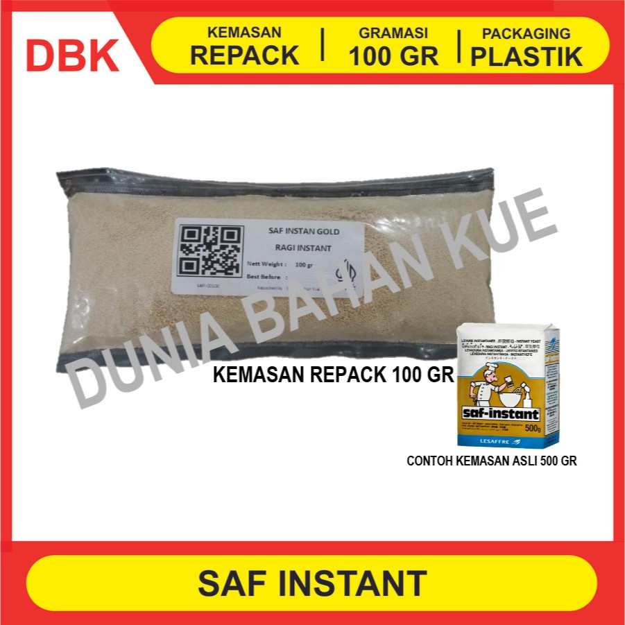 

RAGI SAF INSTANT GOLD REPACK 100 GR