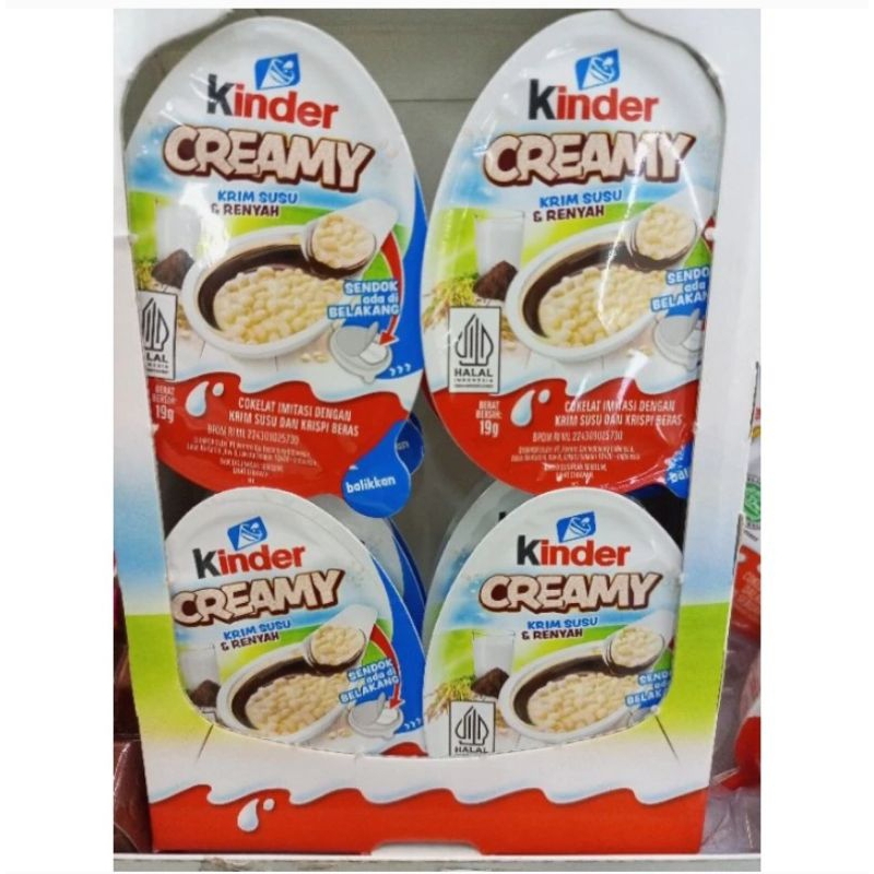 

Kinder Creamy 1 box isi 12 pcs
