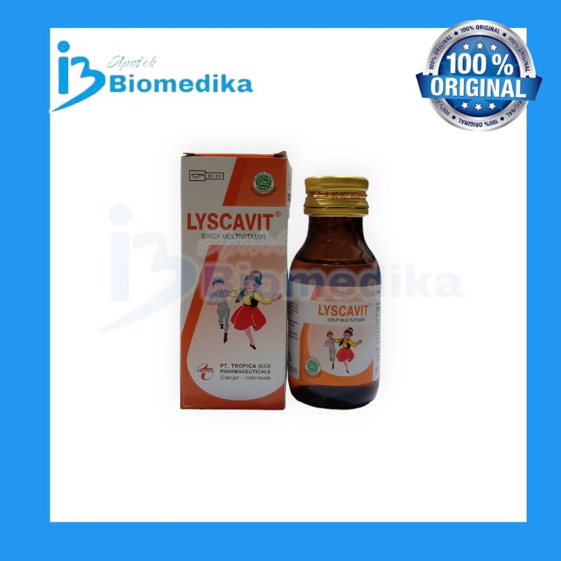 LYSCAVIT SYR 60ML VITAMIN ANAK