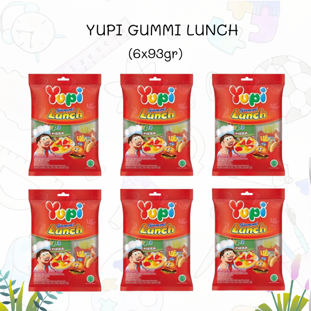 

YUPI GUMMI LUNCH 6x93gr
