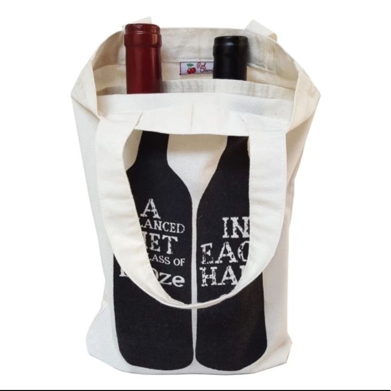 

Tas Kantong Botol Wine Bottle Gift Bag - 2 Botol