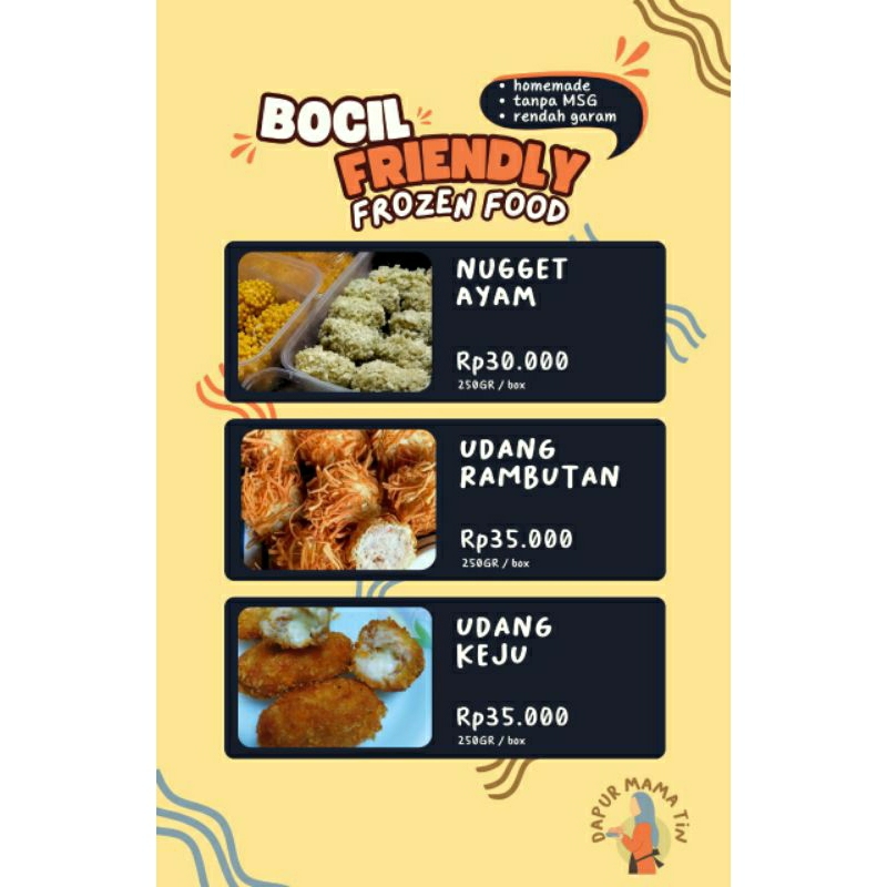 

FROZEN FOOD AMAN UNTUK ANAK