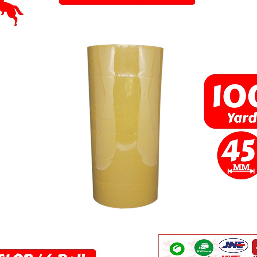 

murah Lakban OPP Tape Lakban Coklat KSATRIA Tape 1 Yard 1 Slop
