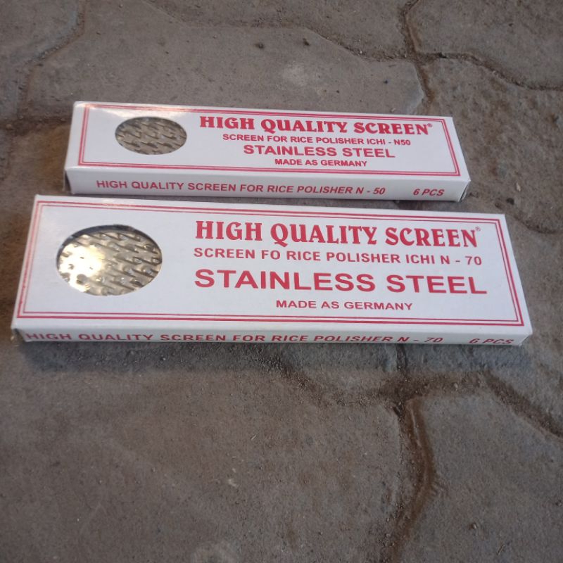 Saringan N50 N70 Poleser Stenlis