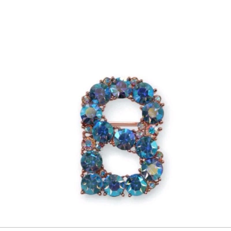 BUTTONSCARVES ORLIN BROOCH BLUE