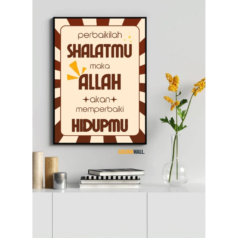 Wall Decor Hiasan Dinding Motivasi Islami Poster Aesthetic