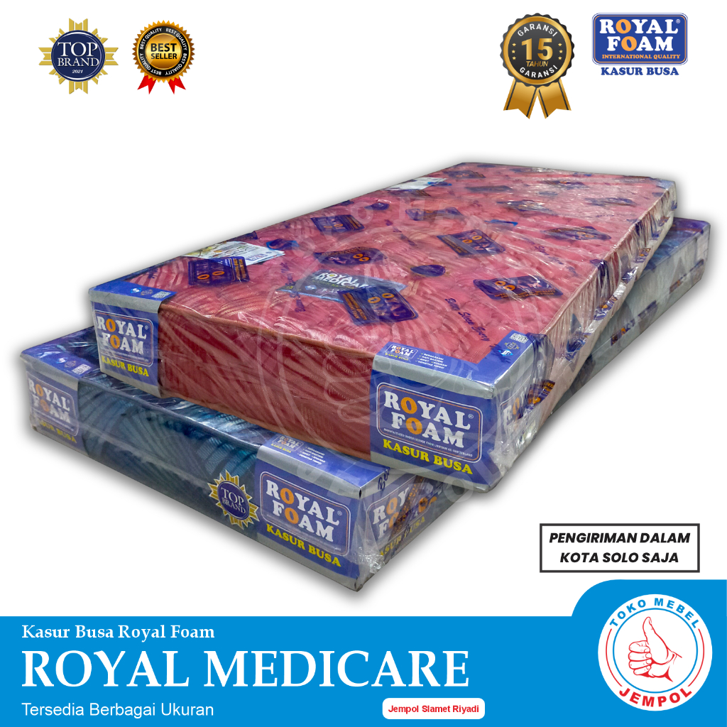 Kasur Busa Royal Medicare Rebounded Kasur Kesehatan Garansi 15 Tahun