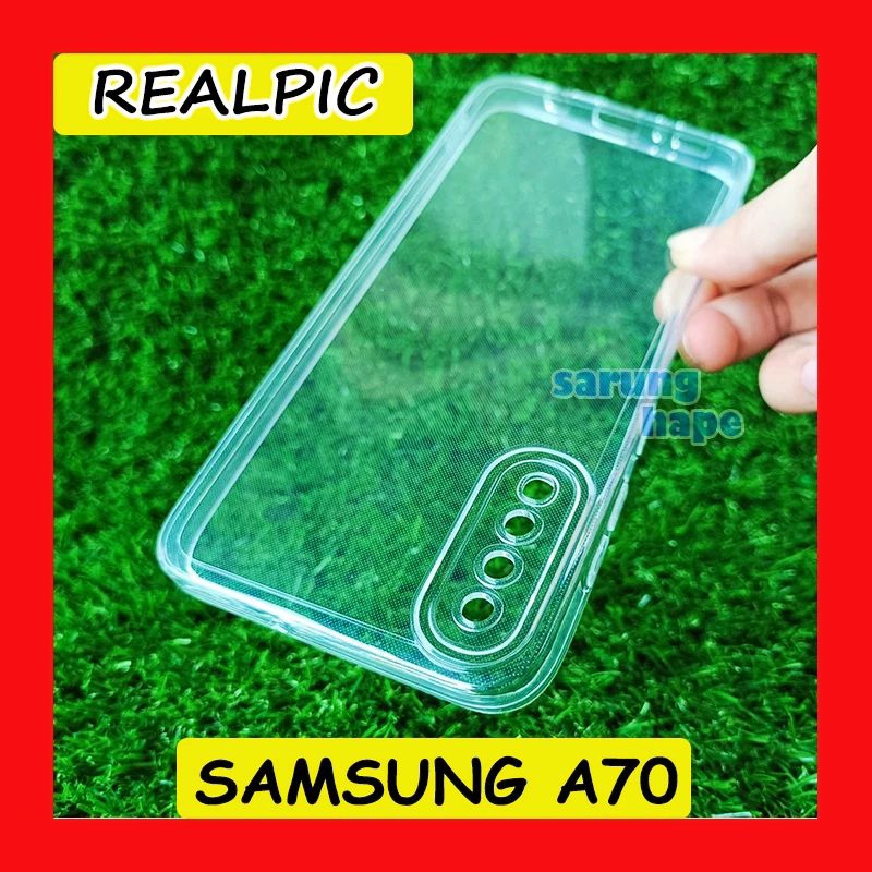 Softcase Silikon Transparan Samsung A70/A70S Casing Airbag TPU Protect Camera