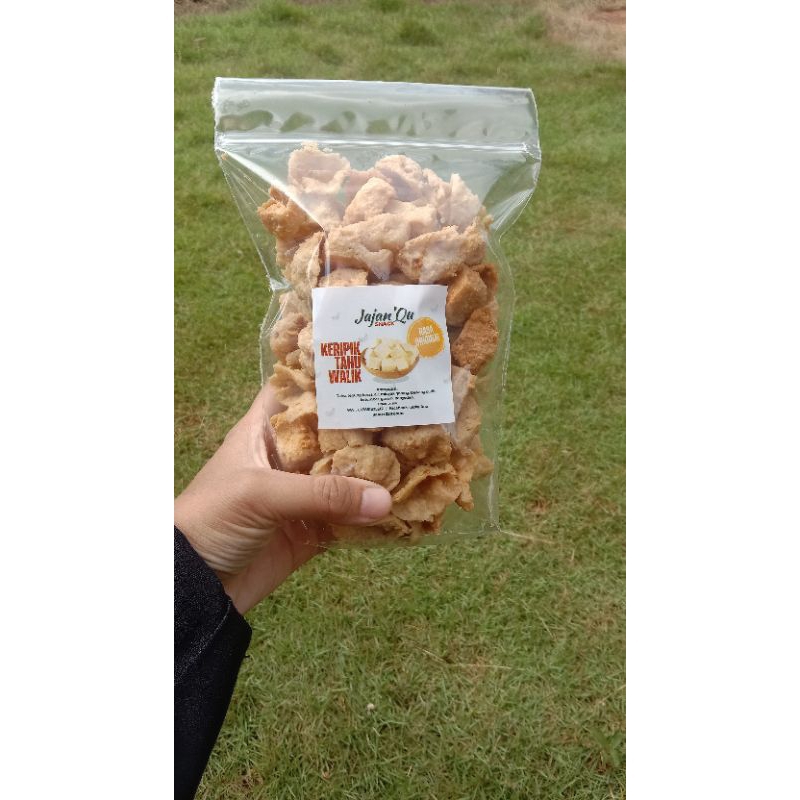 

Keripik tahu walik/rasa original dan pedas daun jeruk