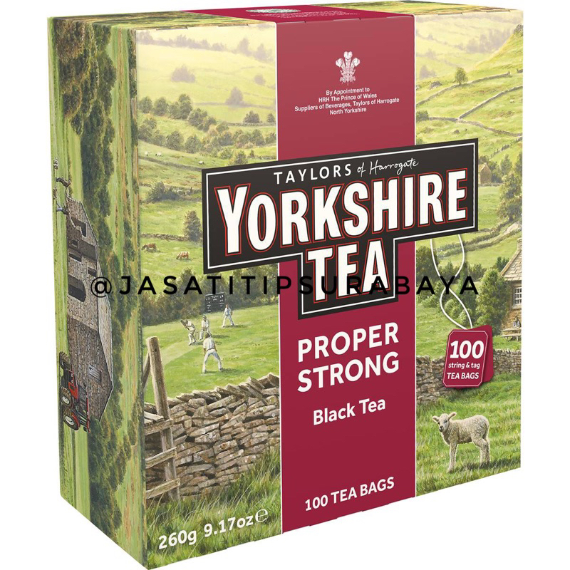 

Taylors Of Harrogate Yorkshire Extra Strong Tea Bags 100 Pack