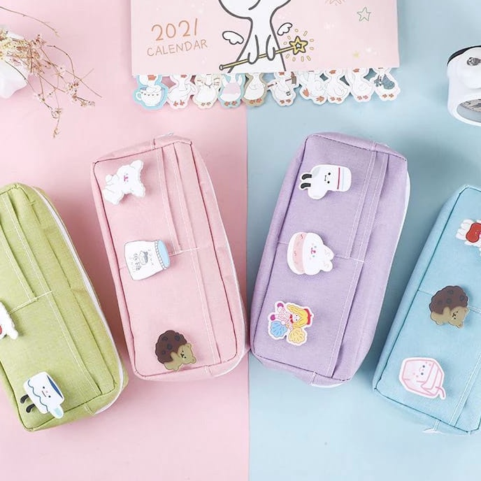 

Flash Sale nicky888 Kotak Pensil Import Lucu Anak Perempuan Free 3 Pin Tempat Pensil Pin Lucu FREE PIN Tempat Pensil Anak Bahan Kain Kartun Lucu K7