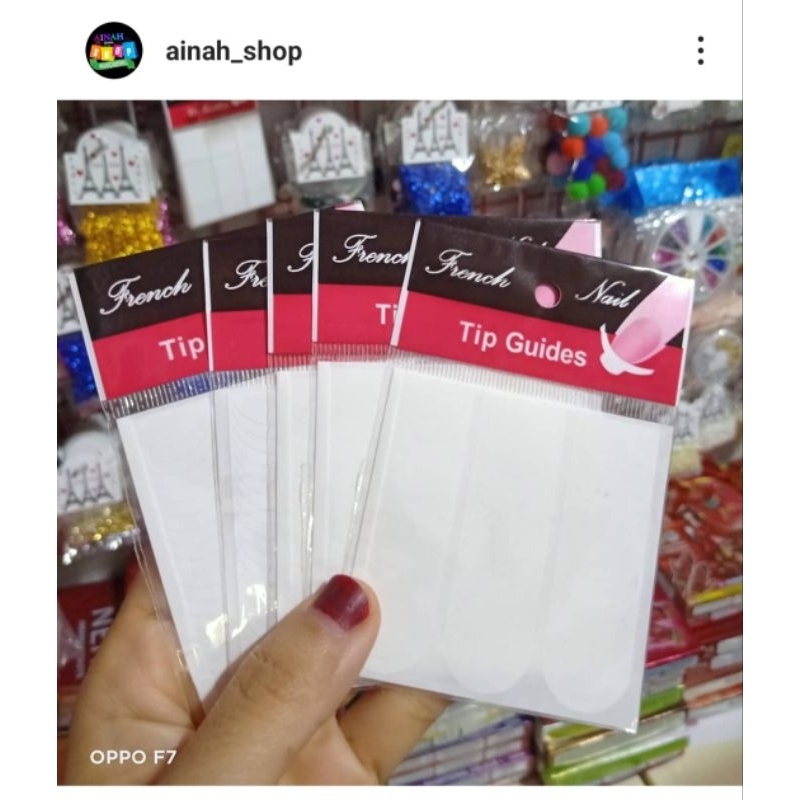 

Stiker pembatas kuku 1lembar