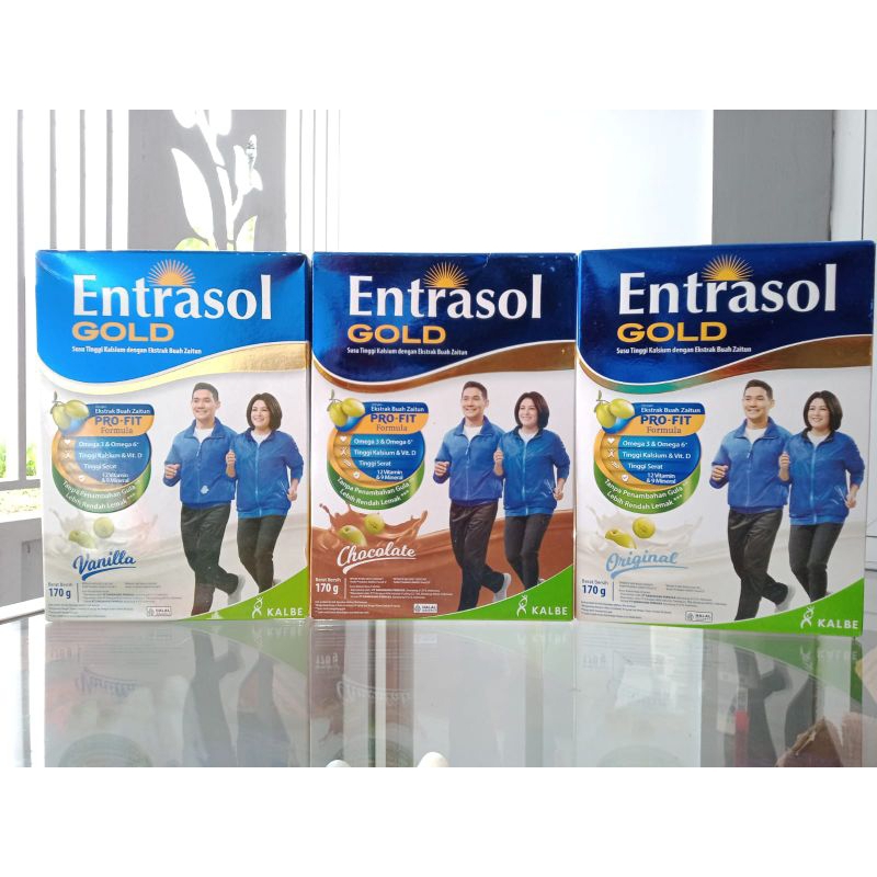 

Entrasol Gold 170gr/ 350gr Susu Tinggi Kalsium