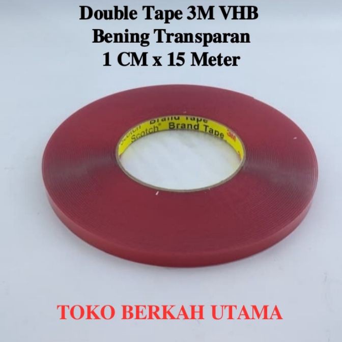 

Price Double tape 3M clear bening 1 cm x 15 meter
