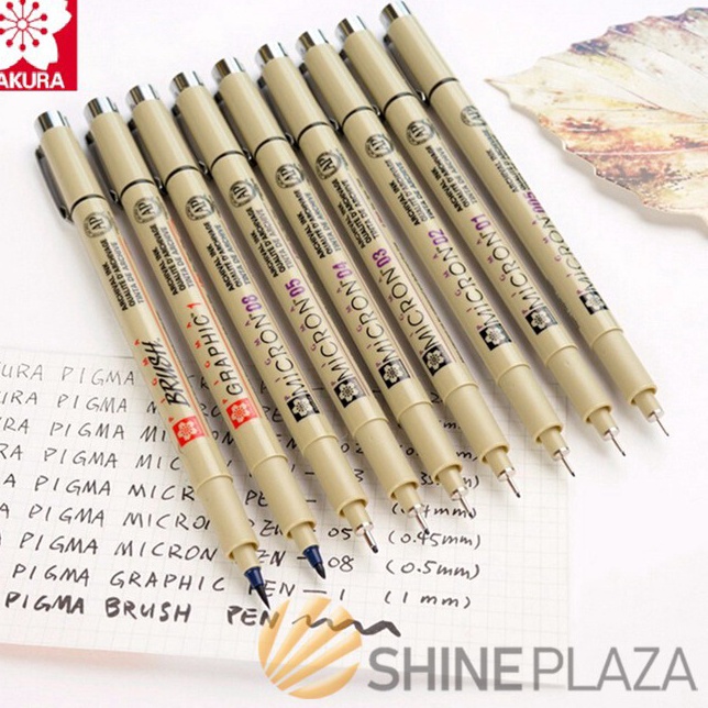 

Sakura Pigma Micron Drawing Pen Sakura Pigma Micron Brush Pen