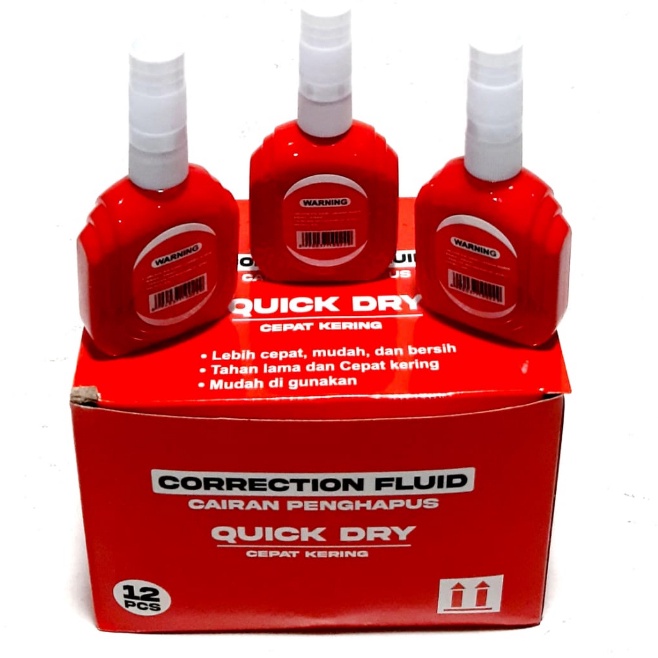 

Harga Grosir 1Dus 12pcs Correction Fluid CF511