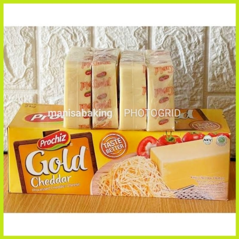 

KEJU PROCHIZ GOLD 250 GR REPACK KEJU BLOK KEJU POTONG KEJU PARUT