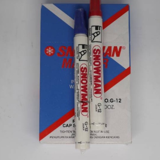 

KP8 Spidol Permanent Snowman G12