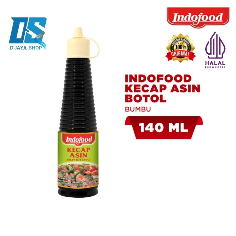 

Indofood Kecap Asin Botol 140ml