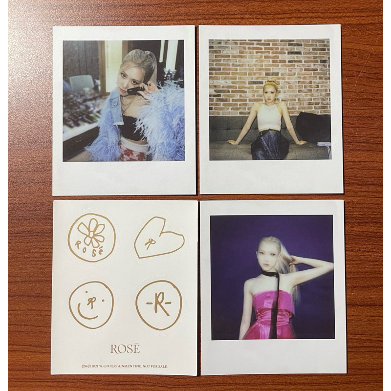 OFFICIAL POLAROID ROSE BLACKPINK