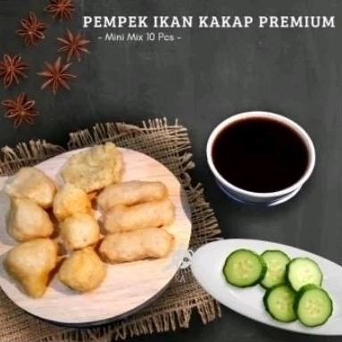 

pempek ikan kakap premium mini mix 10 pcs