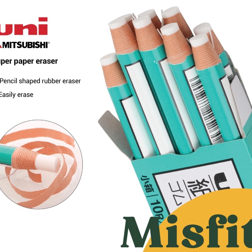 

Wow Uni Mitsubishi Super Paper Eraser Penghapus Gambar Kertas Pencil Pensil