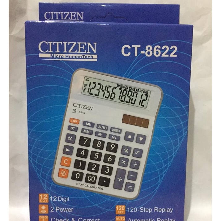 

berkualitas KALKULATOR CALCULATOR CITIZEN CT 8622