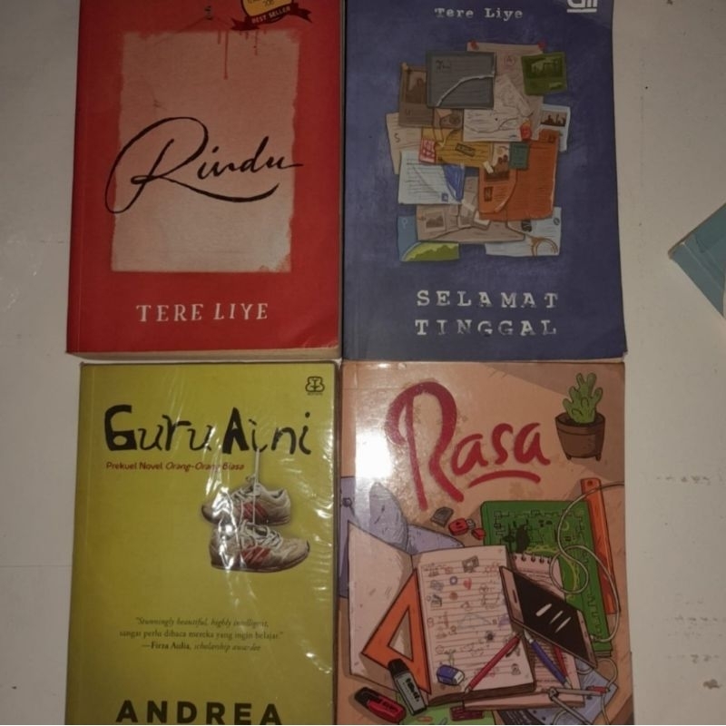 

Preloved novel selamat tinggal rindu rasa