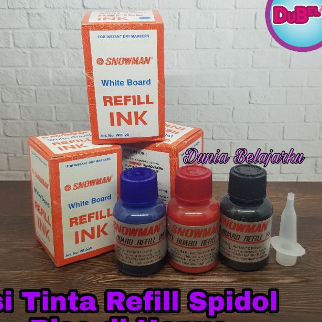 

Diskon Refill Tinta Spidol White Board Isi Tinta Spidol White Board Bisa di Hapus HitamMerahBiru