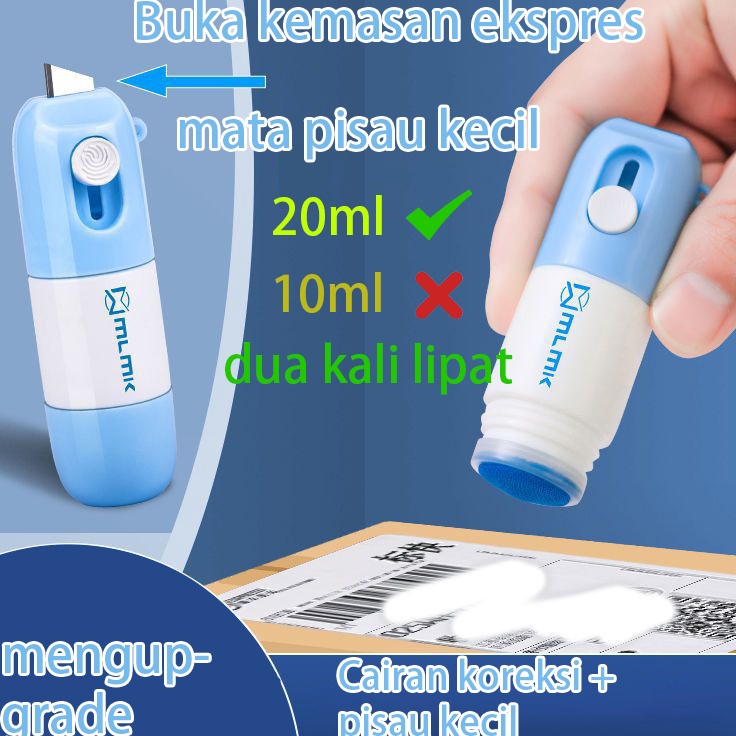 

Box Opener Roller Stamp Cutter Pembuka dan Penghapus Resi Paket